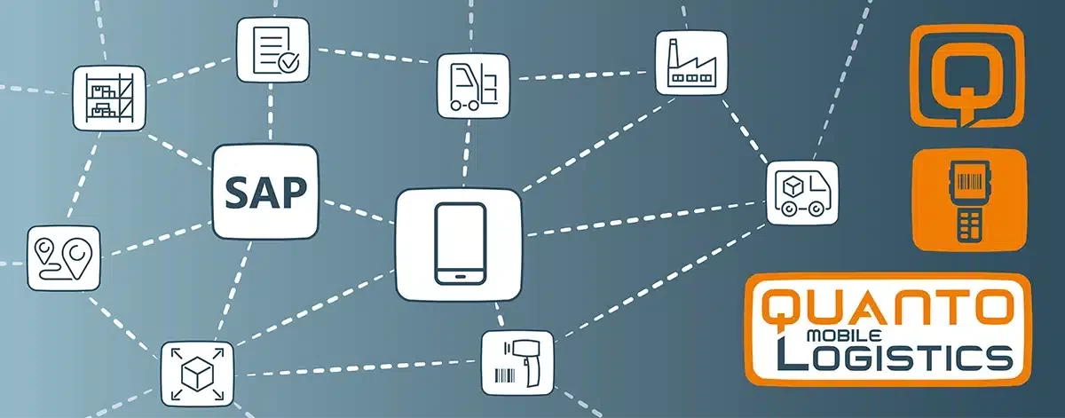 Die Apps von QUANTO Mobile Logistics ermöglichen mobile Logistikprozesse mit SAP abzubilden und durchgängige Prozessketten in der Logistik zu schaffen