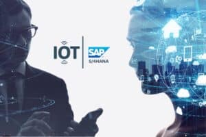 Internet of Things in SAP S/4HANA Blogbeitragsbild mit zwei Menschen und Gesichtern